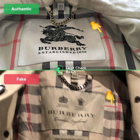 how to spot a fake burberry perfume|identify burberry raincoat.